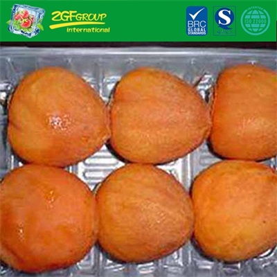 frozen fruits IQF frozen peeled persimmon