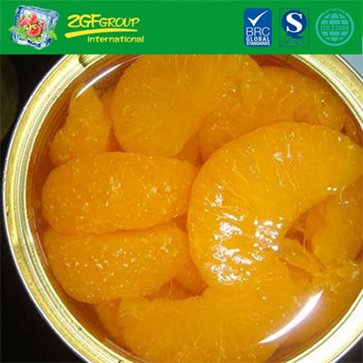 Canned mandarine orange