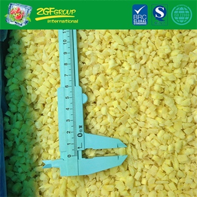 IQF diced ginger 5mm