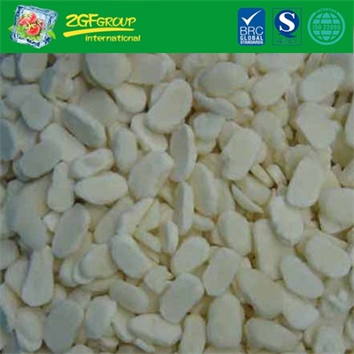 Frozen vegetable IQF straight cut sliced water chestnuts
