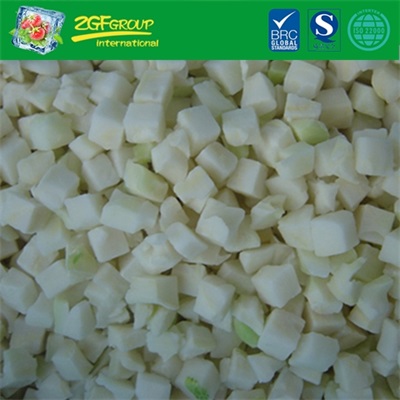 IQF diced cauliflower stem 10mm