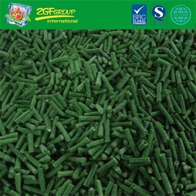 Frozen vegetables IQF cut asparagus beans