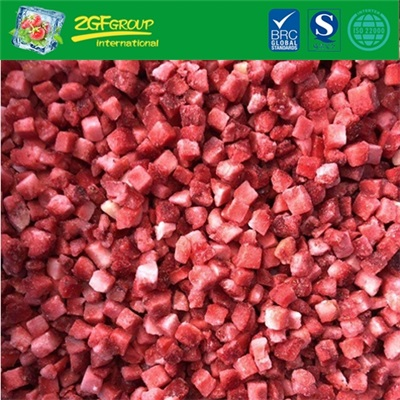 High Quality  IQF Diced Strawberry 6MM
