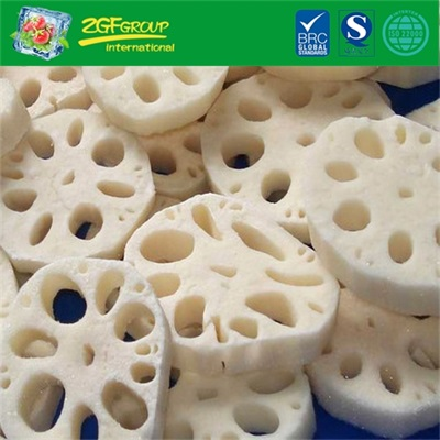 High quality IQF quarter sliced lotus root