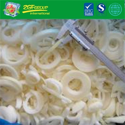 New season IQF white onion rings
