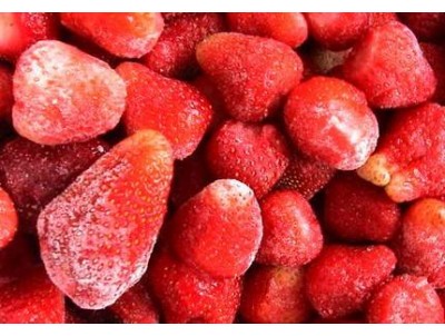 Frozen strawberry