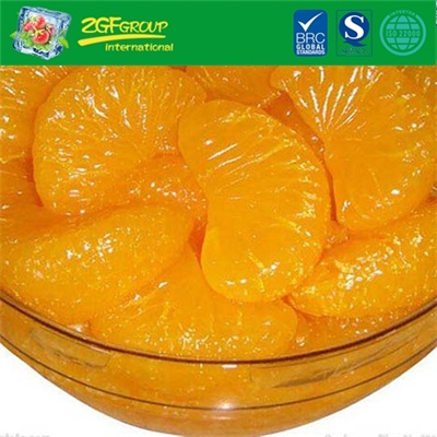 Canned mandarine orange
