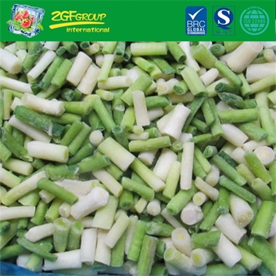 IQF Frozen Cut Young Garlic With Cheap Price