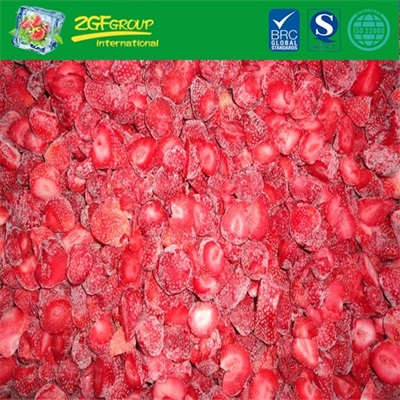 Good Grade IQF strawberries slices