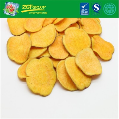 Delicious Vacuum Dried  Sweet Potato Chips (yellow color & with skin)
