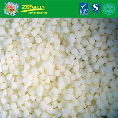 Good Grade  Frozen IQF White Peach Dices