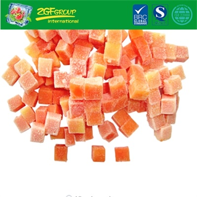 Supply Good Grade IQF Diced 20mm Papaya