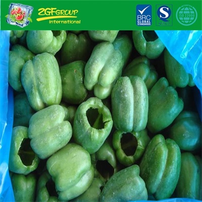 Good Grade IQF Frozen Green Pepper Cups