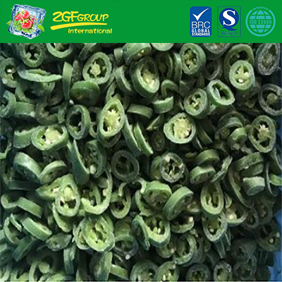 IQF Frozen Sliced Jalapeno Pepper Rings For Sale