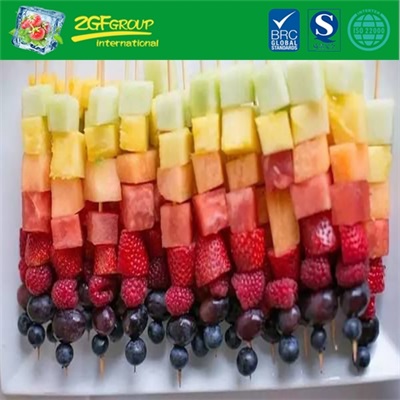 Frozen Fruit Kebabs With Good Taste
