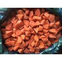 IQF organic carrot chunks