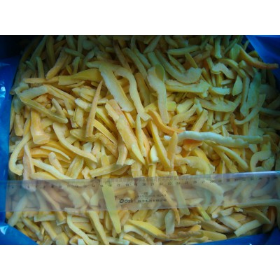 IQF Frozen Sliced Yellow Pepper