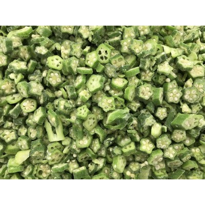 New Crop Good Grade IQF Sliced Okra
