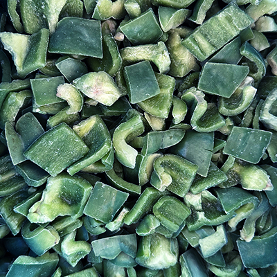 Frozen Green Pepper Chunks